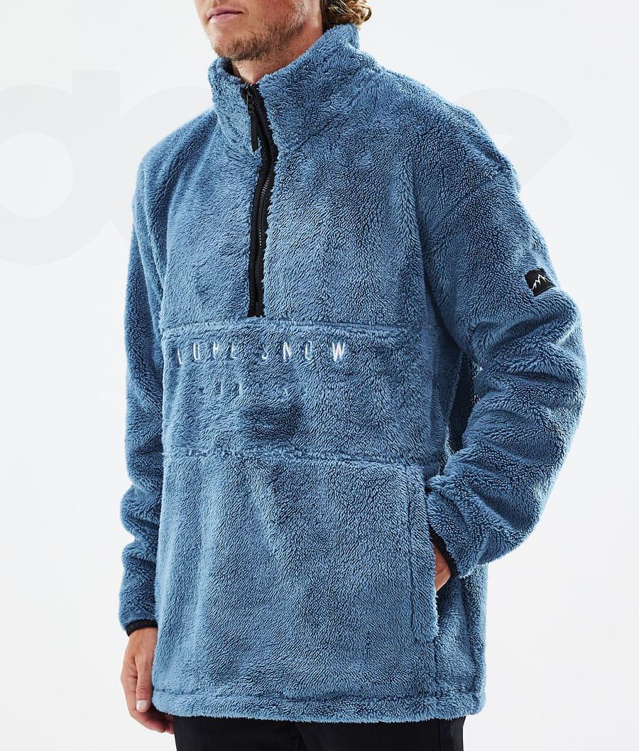 Blue Men's Dope Pile Fleece | NZ_D1488