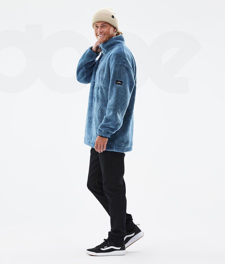 Blue Men's Dope Pile Fleece | NZ_D1488