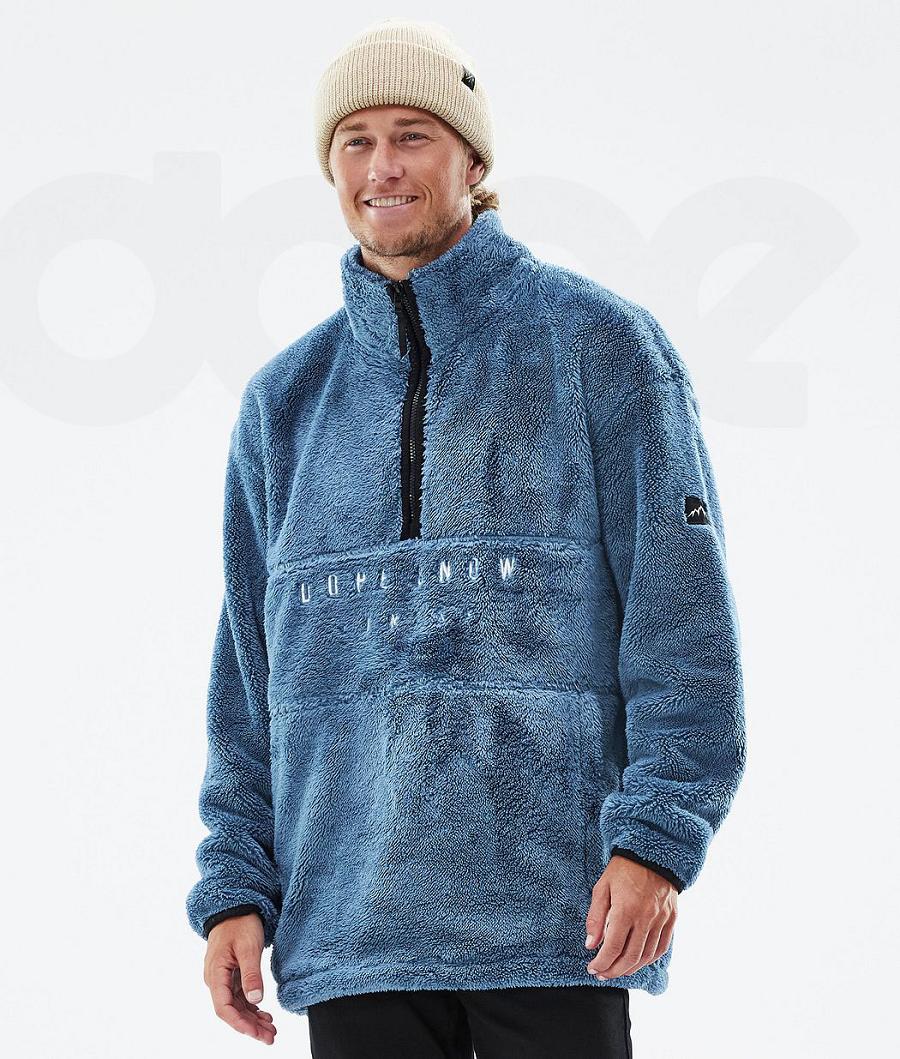 Blue Men\'s Dope Pile Fleece | NZ_D1488