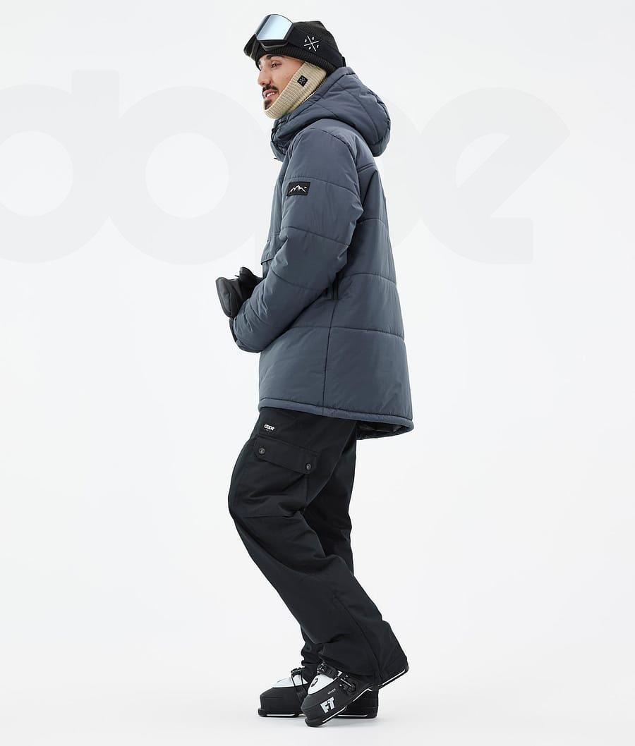 Blue Men's Dope Puffer Ski Jackets | NZ_D1995
