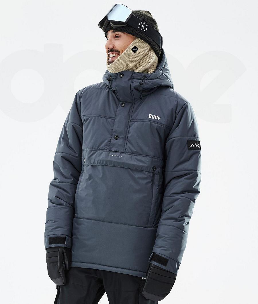 Blue Men\'s Dope Puffer Ski Jackets | NZ_D1995