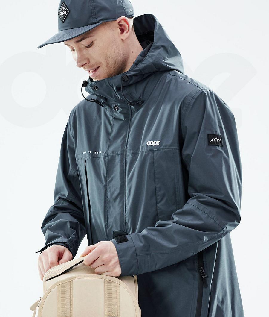 Blue Men's Dope Ranger Light Outdoor Jackets | NZ_D1252
