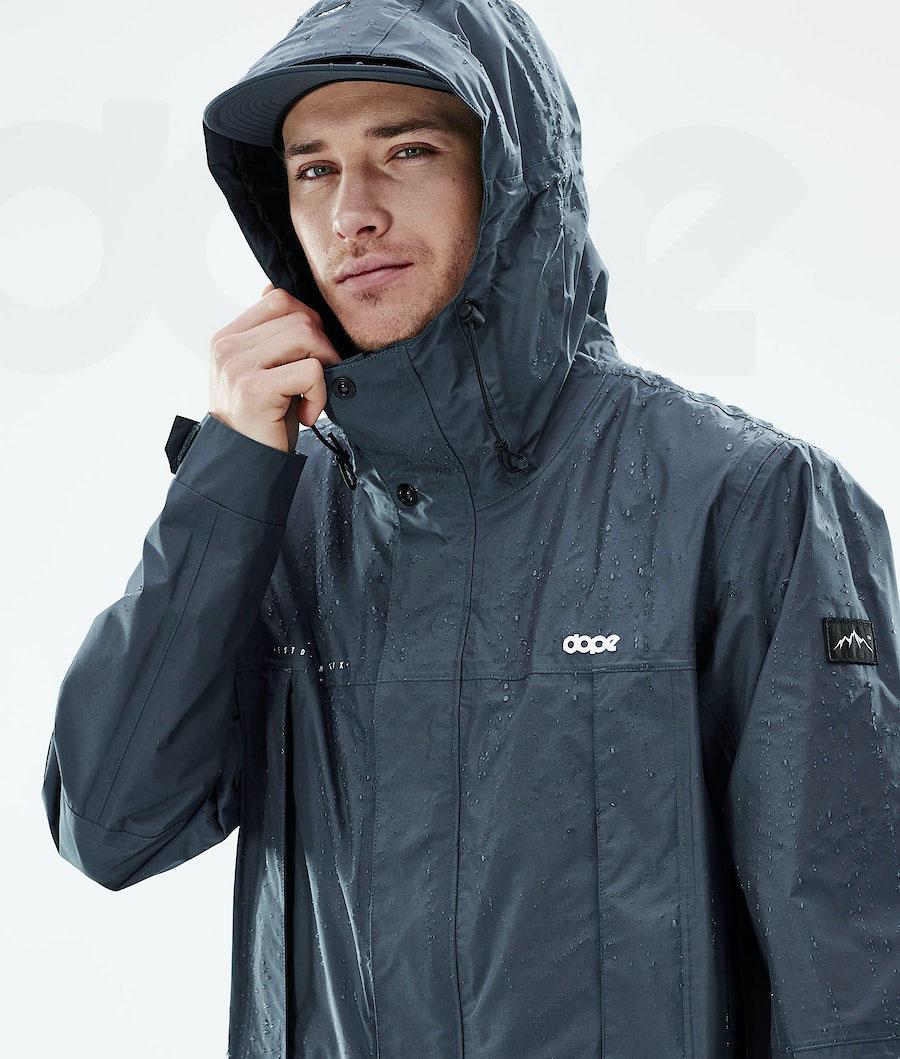 Blue Men's Dope Ranger Light Outdoor Jackets | NZ_D1252