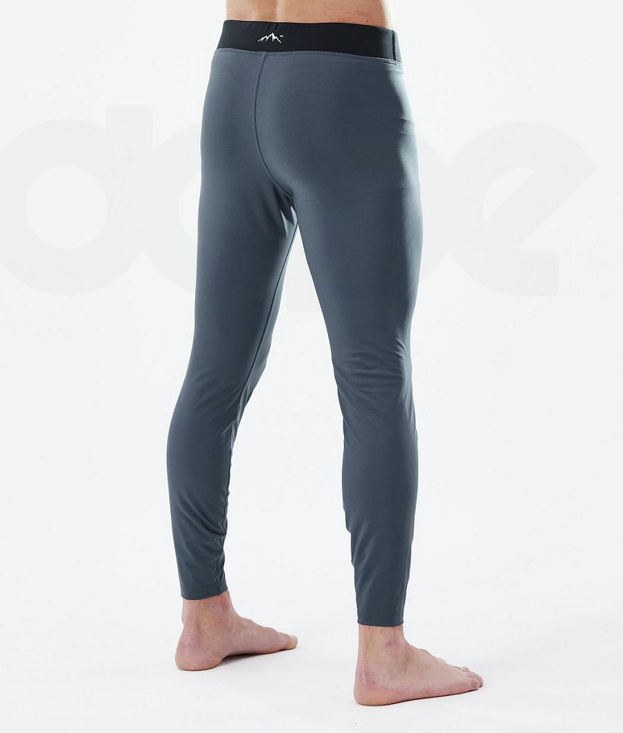 Blue Men's Dope Snuggle Base Layer Pants | NZ_D1140