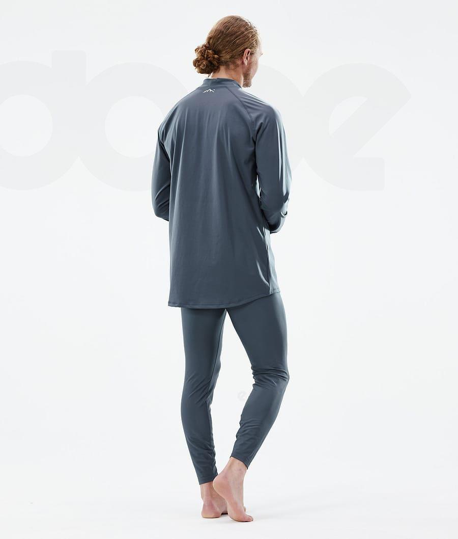 Blue Men's Dope Snuggle Base Layer Pants | NZ_D1140