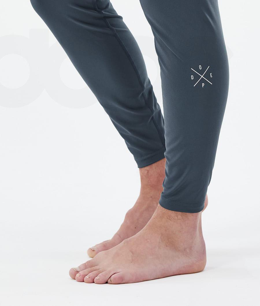 Blue Men's Dope Snuggle Base Layer Pants | NZ_D1140