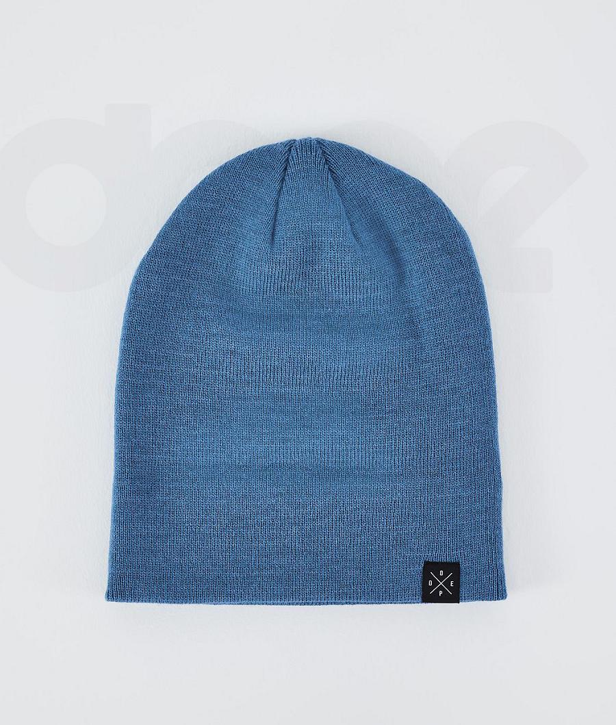 Blue Men's Dope Solitude Beanies | NZ_D1504