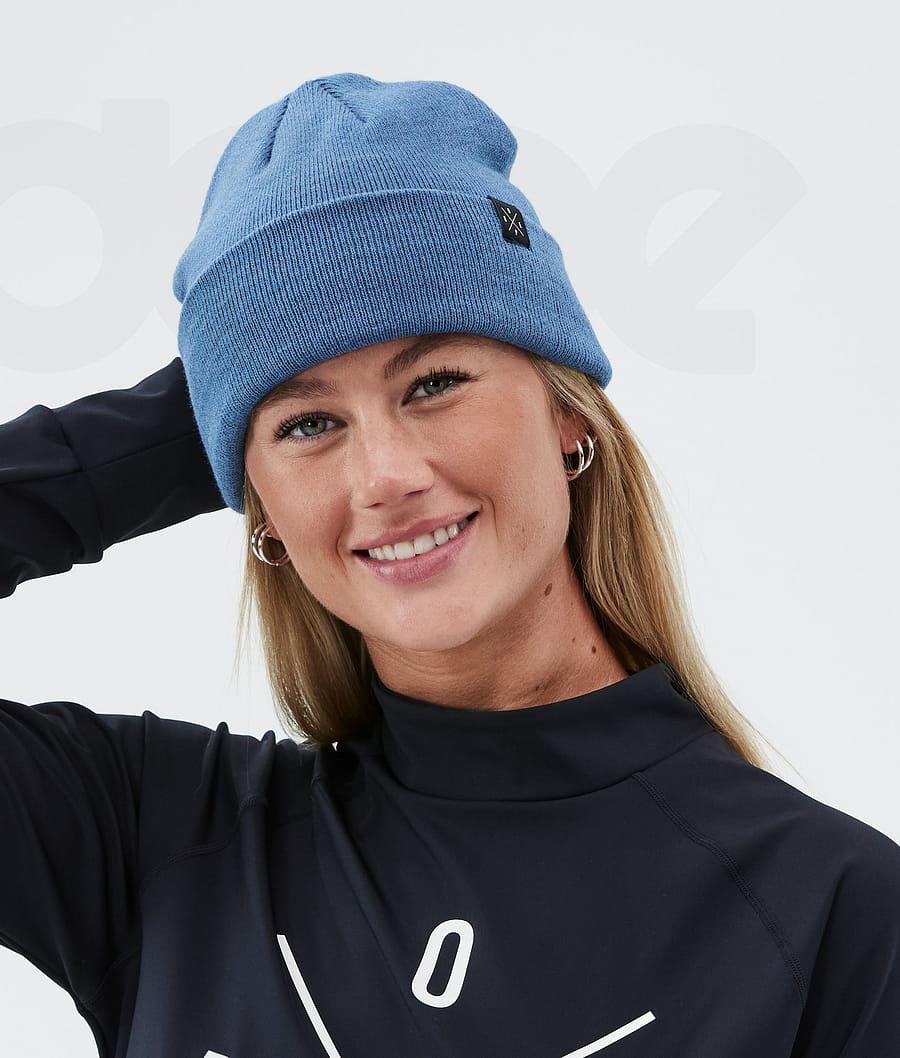 Blue Men's Dope Solitude Beanies | NZ_D1504