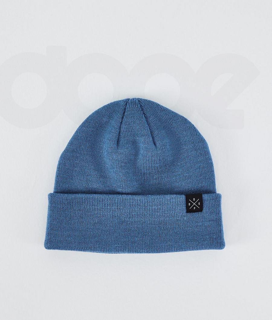 Blue Men\'s Dope Solitude Beanies | NZ_D1504