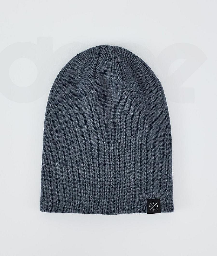 Blue Men's Dope Solitude Beanies | NZ_D2529