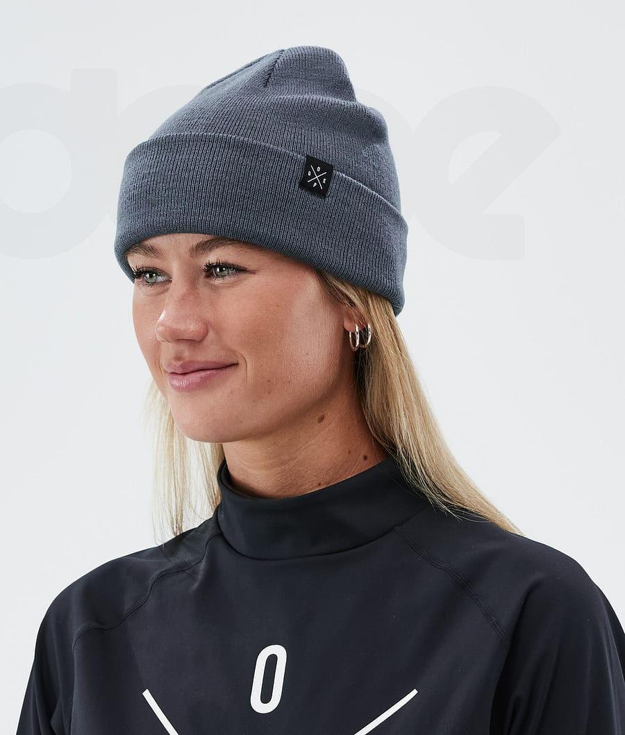 Blue Men's Dope Solitude Beanies | NZ_D2529