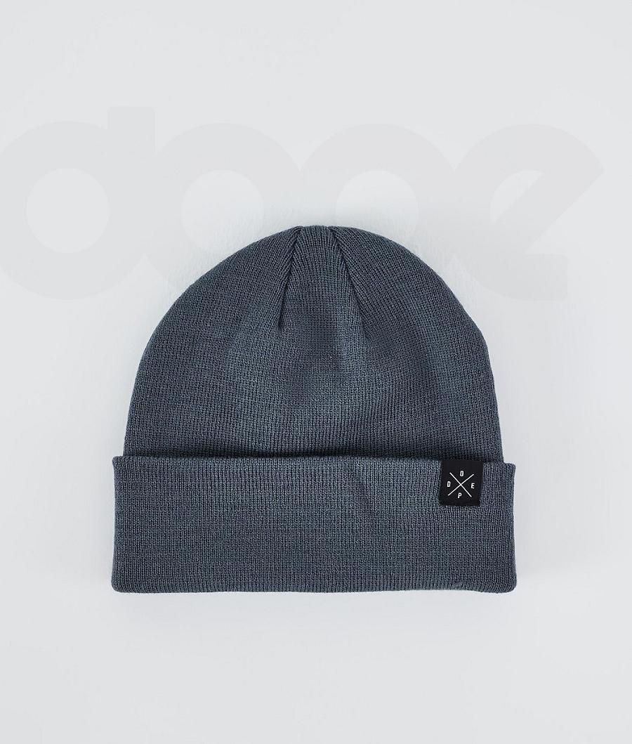 Blue Men\'s Dope Solitude Beanies | NZ_D2529