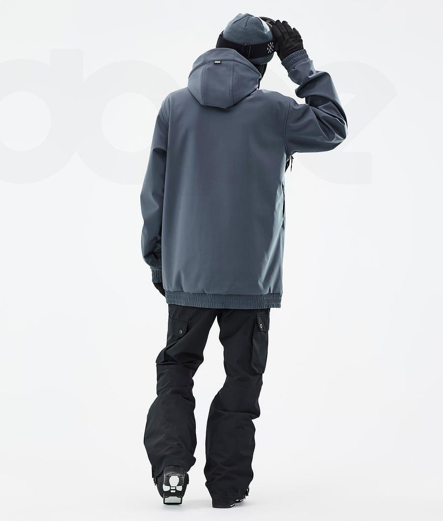 Blue Men's Dope Wylie Ski Jackets | NZ_D1656