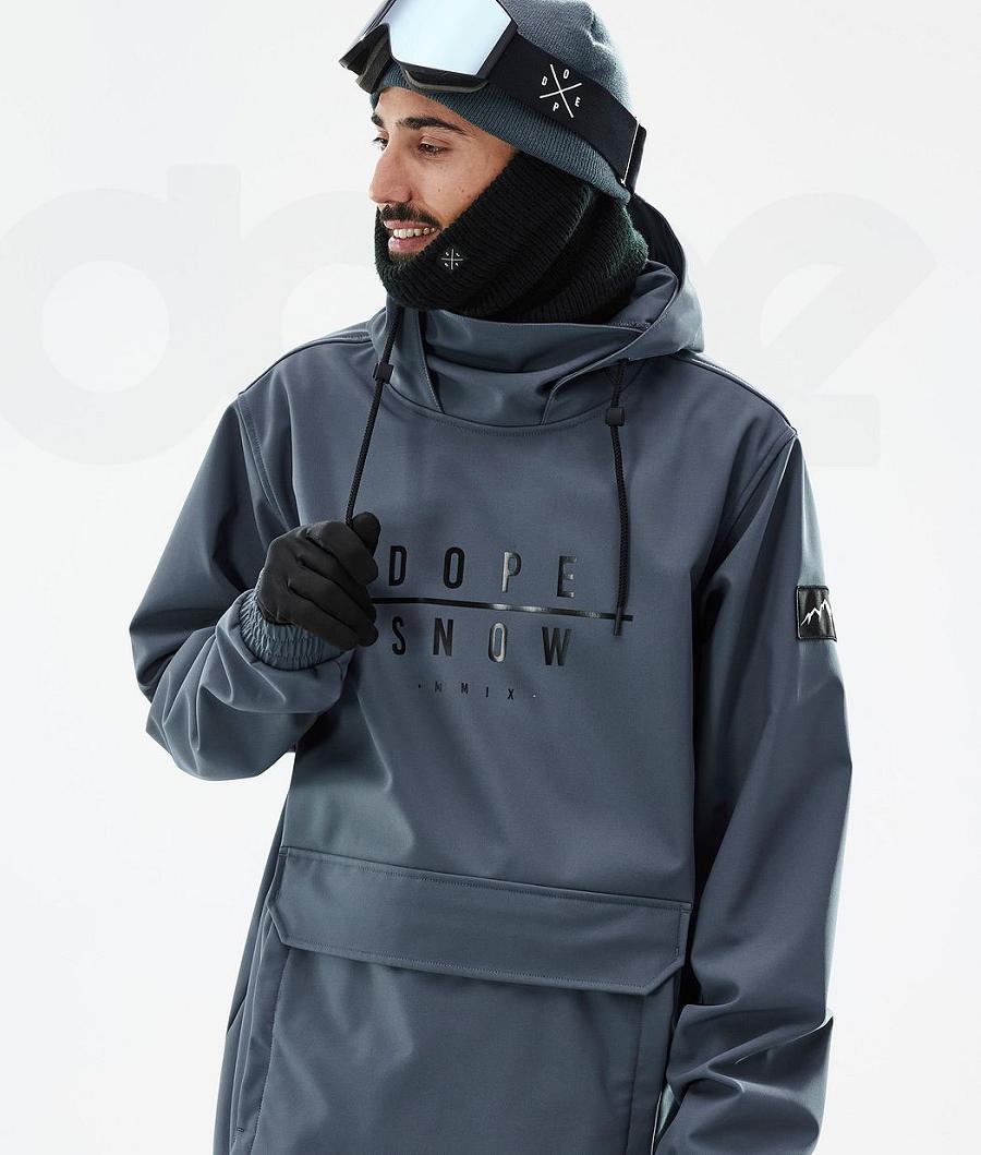 Blue Men's Dope Wylie Snowboard Jackets | NZ_D1930