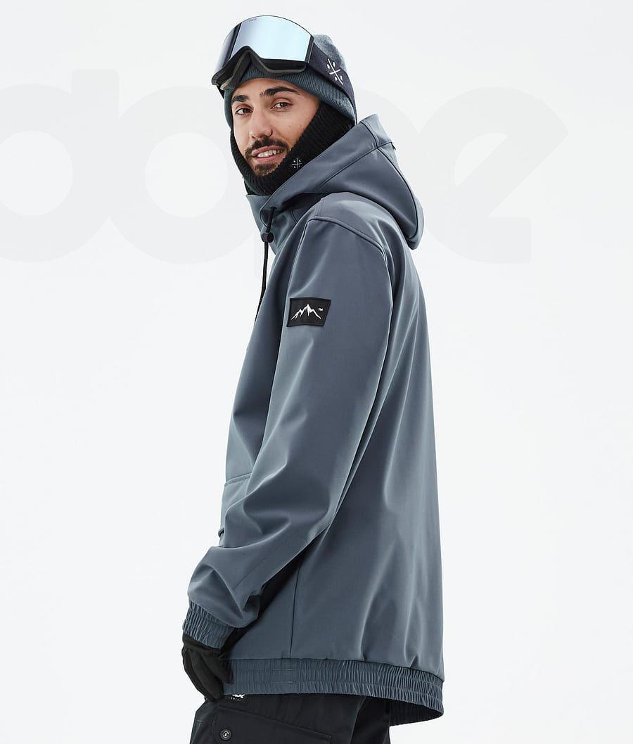 Blue Men's Dope Wylie Snowboard Jackets | NZ_D1930