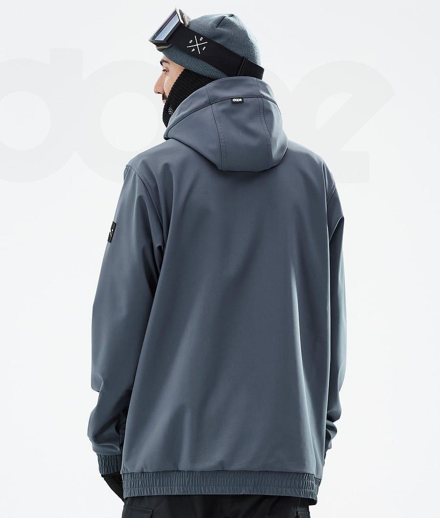Blue Men's Dope Wylie Snowboard Jackets | NZ_D1930