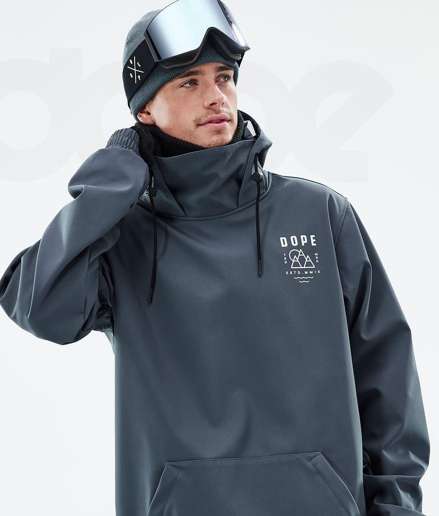 Blue Men's Dope Yeti Ski Jackets | NZ_D1602