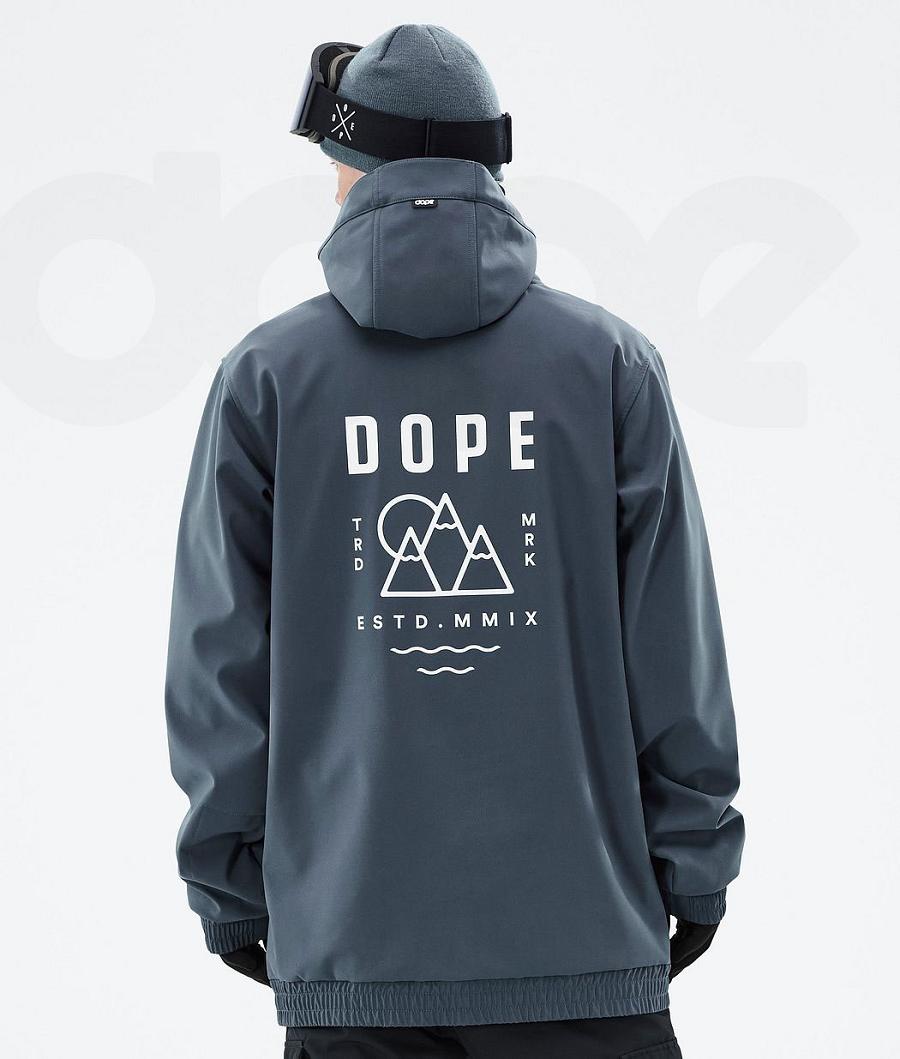 Blue Men\'s Dope Yeti Ski Jackets | NZ_D1602