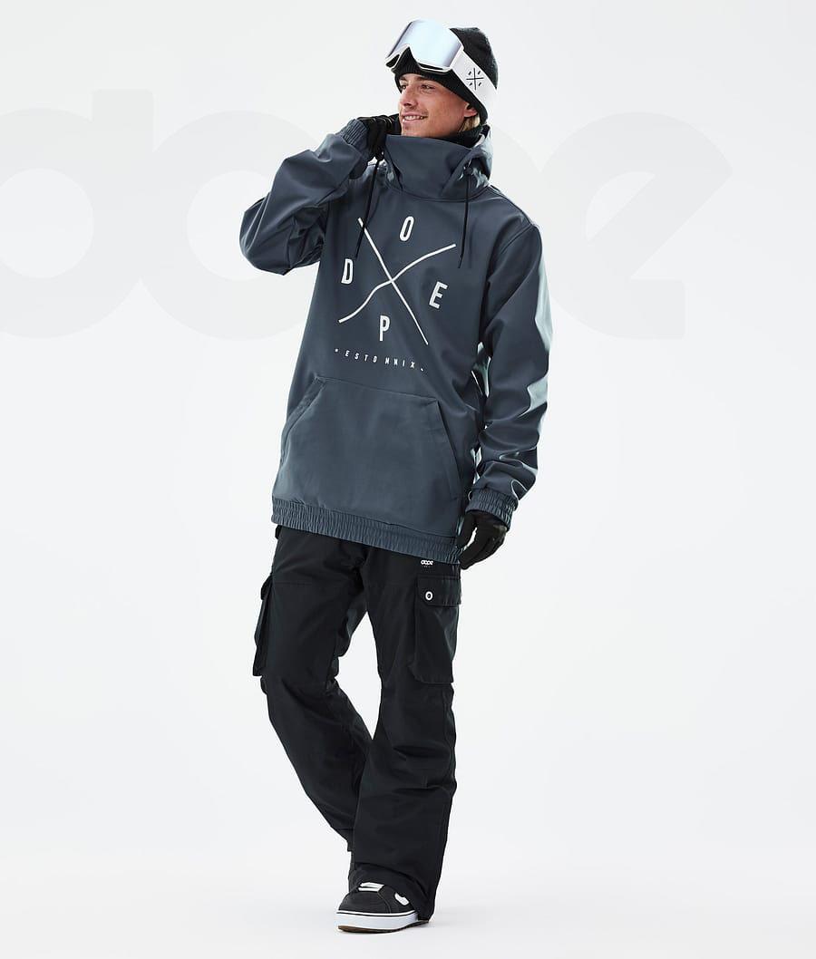 Blue Men's Dope Yeti Snowboard Jackets | NZ_D1859