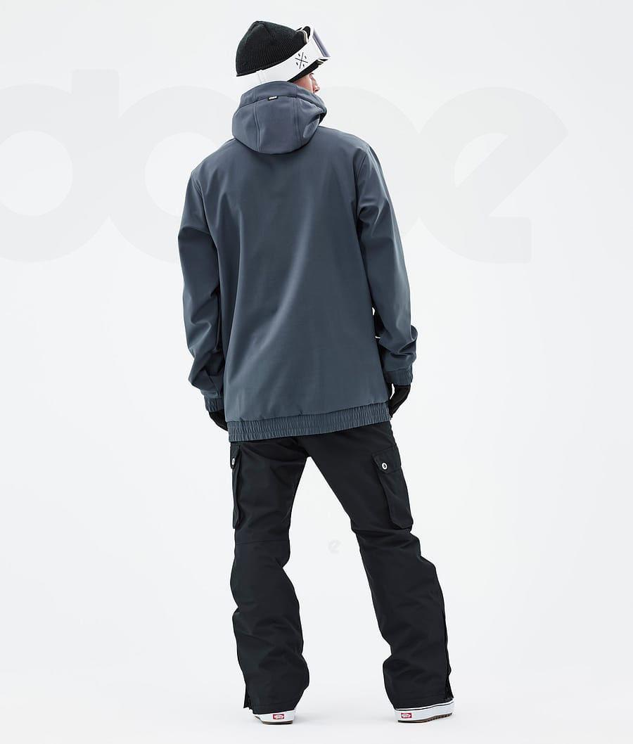 Blue Men's Dope Yeti Snowboard Jackets | NZ_D1859