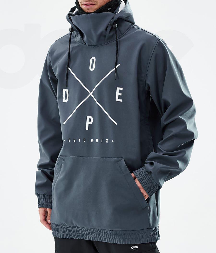 Blue Men's Dope Yeti Snowboard Jackets | NZ_D1859