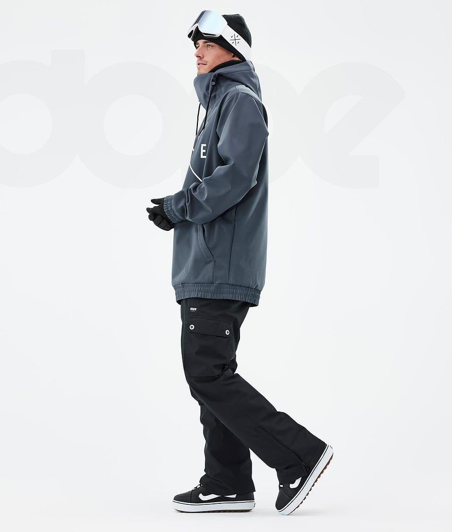 Blue Men's Dope Yeti Snowboard Jackets | NZ_D1859