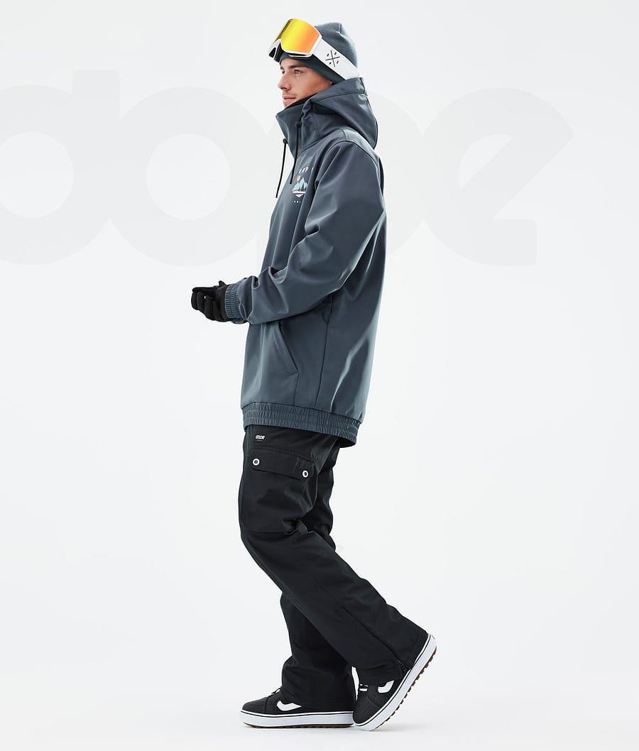 Blue Men's Dope Yeti Snowboard Jackets | NZ_D1884