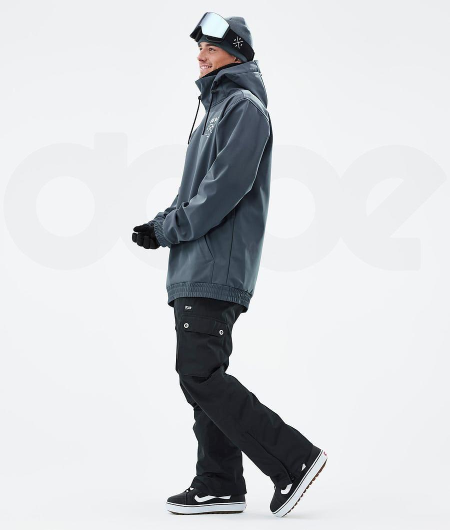 Blue Men's Dope Yeti Snowboard Jackets | NZ_D2305