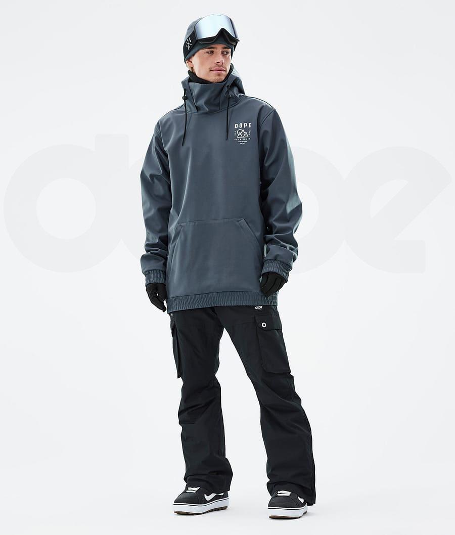 Blue Men's Dope Yeti Snowboard Jackets | NZ_D2305