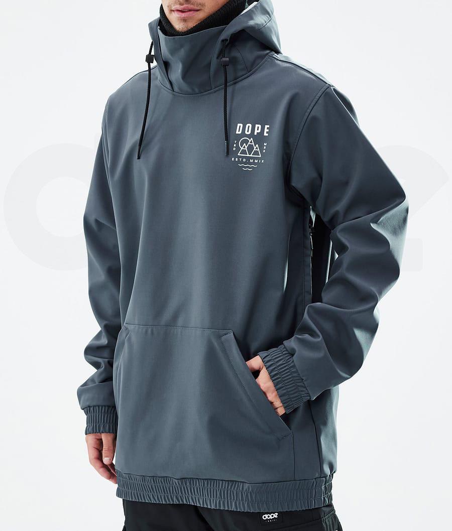 Blue Men's Dope Yeti Snowboard Jackets | NZ_D2305