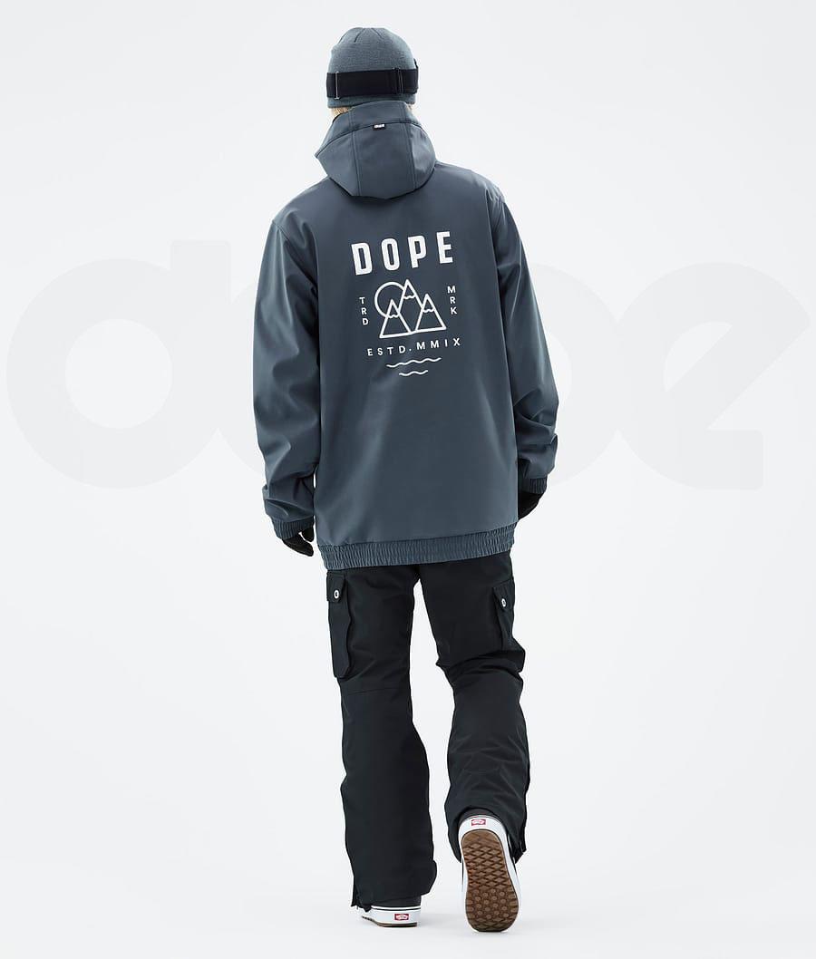 Blue Men's Dope Yeti Snowboard Jackets | NZ_D2305