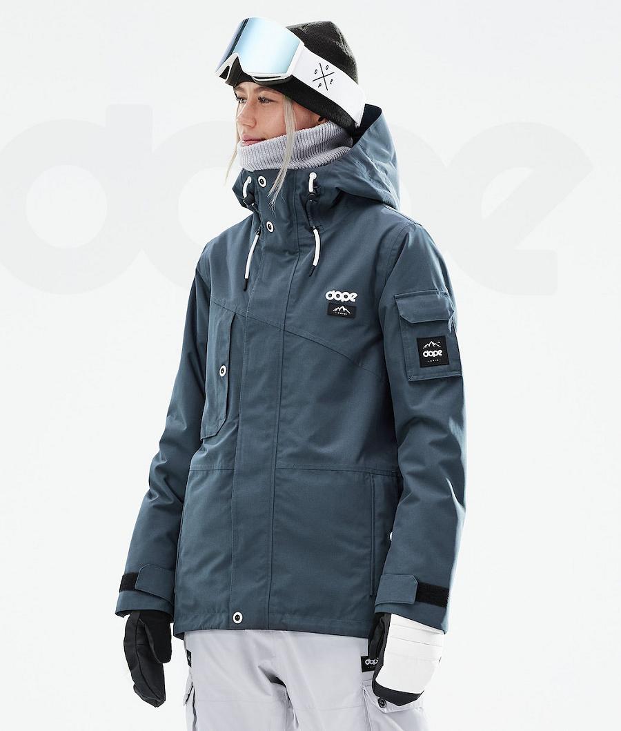 Blue Women\'s Dope Adept W 2021 Snowboard Jackets | NZ_D2397