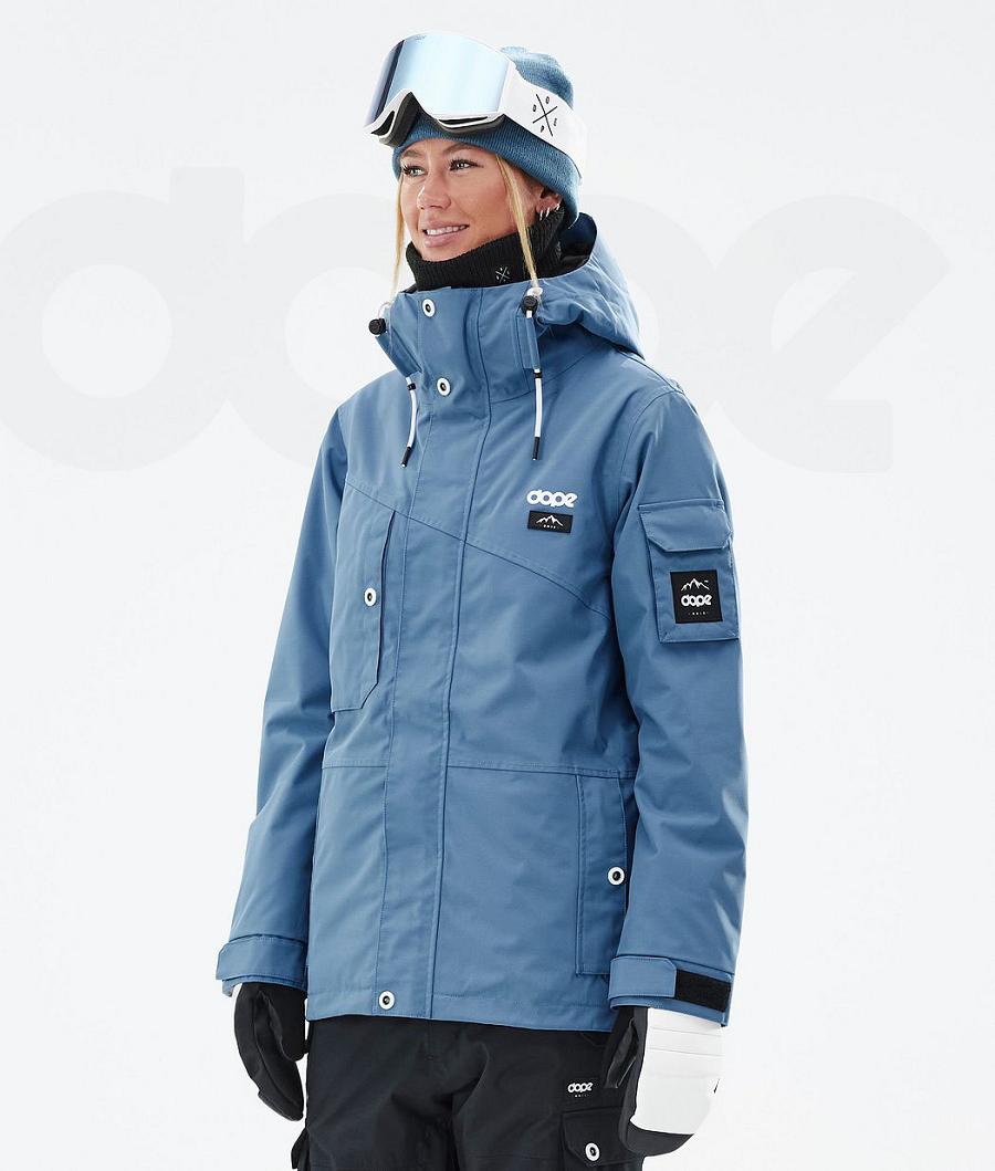 Blue Women\'s Dope Adept W Ski Jackets | NZ_D1536