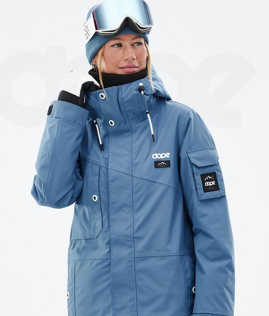 Blue Women's Dope Adept W Snowboard Jackets | NZ_D2455