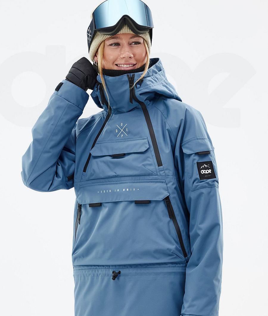 Blue Women's Dope Akin W Ski Jackets | NZ_D1316