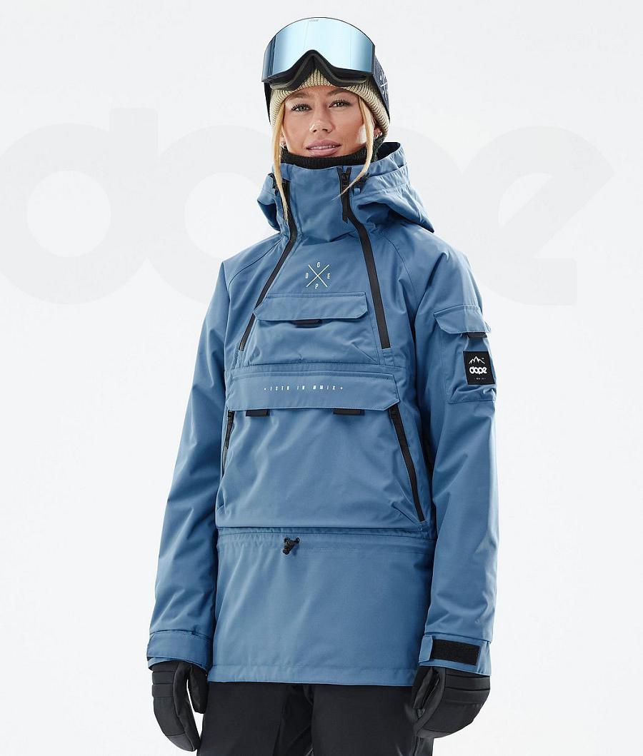 Blue Women\'s Dope Akin W Snowboard Jackets | NZ_D2017