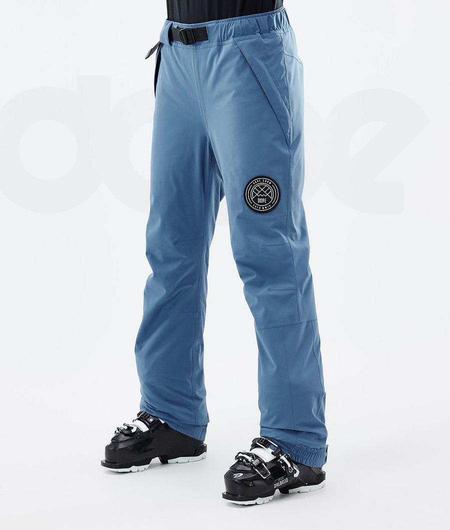 Blue Women\'s Dope Blizzard W Ski Pants | NZ_D1114