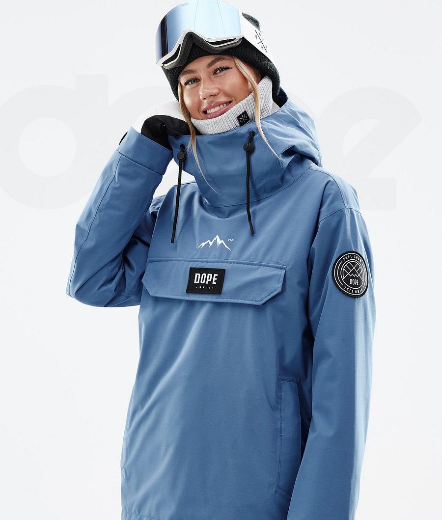 Blue Women's Dope Blizzard W Snowboard Jackets | NZ_D1060