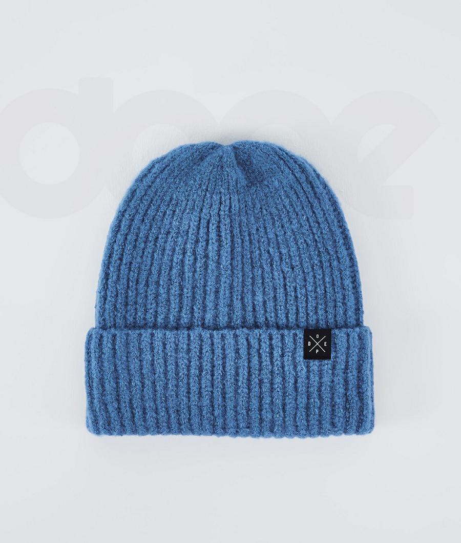 Blue Women\'s Dope Chunky Beanies | NZ_D1115