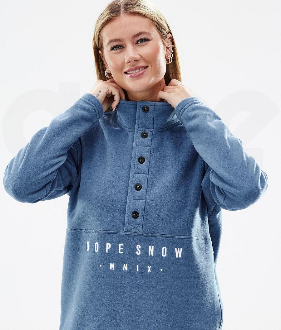 Blue Women's Dope Comfy W Fleece | NZ_D1150