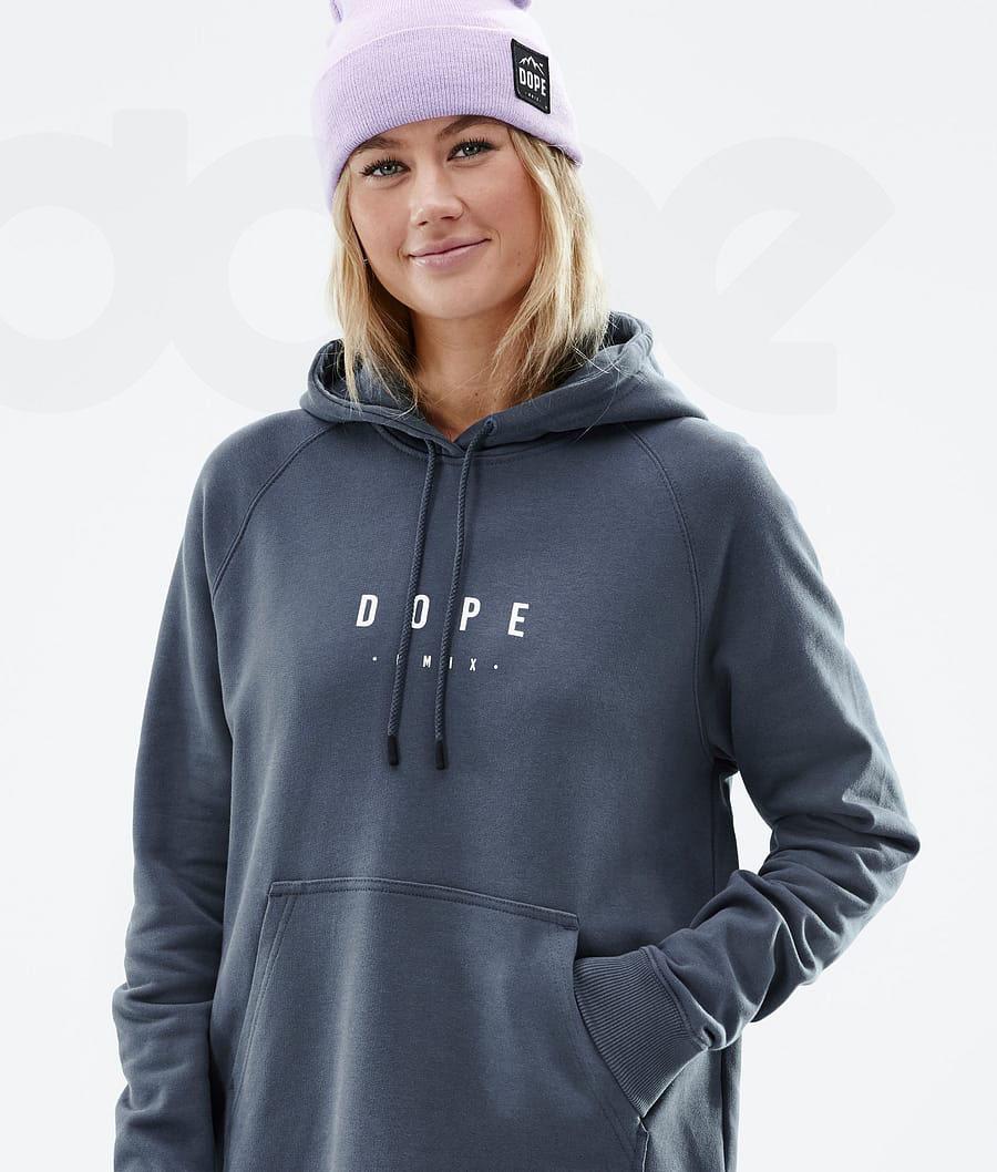 Blue Women's Dope Common W Hoodies | NZ_D1890