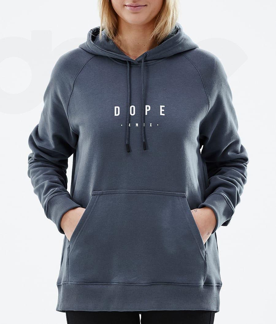 Blue Women's Dope Common W Hoodies | NZ_D1890