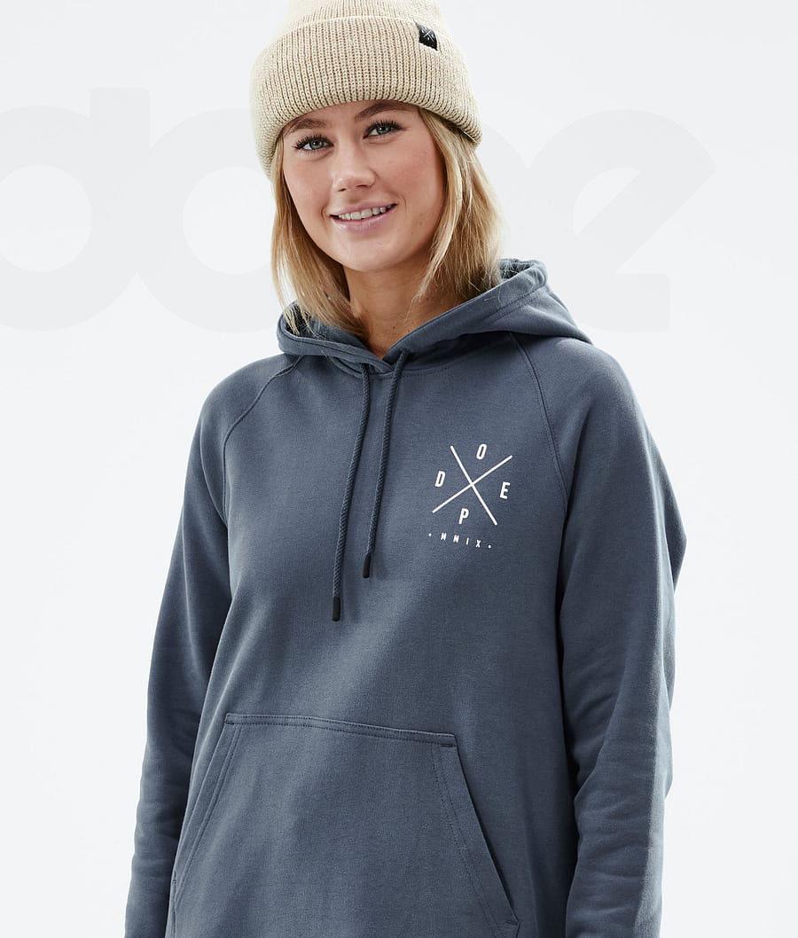 Blue Women's Dope Common W Hoodies | NZ_D2245