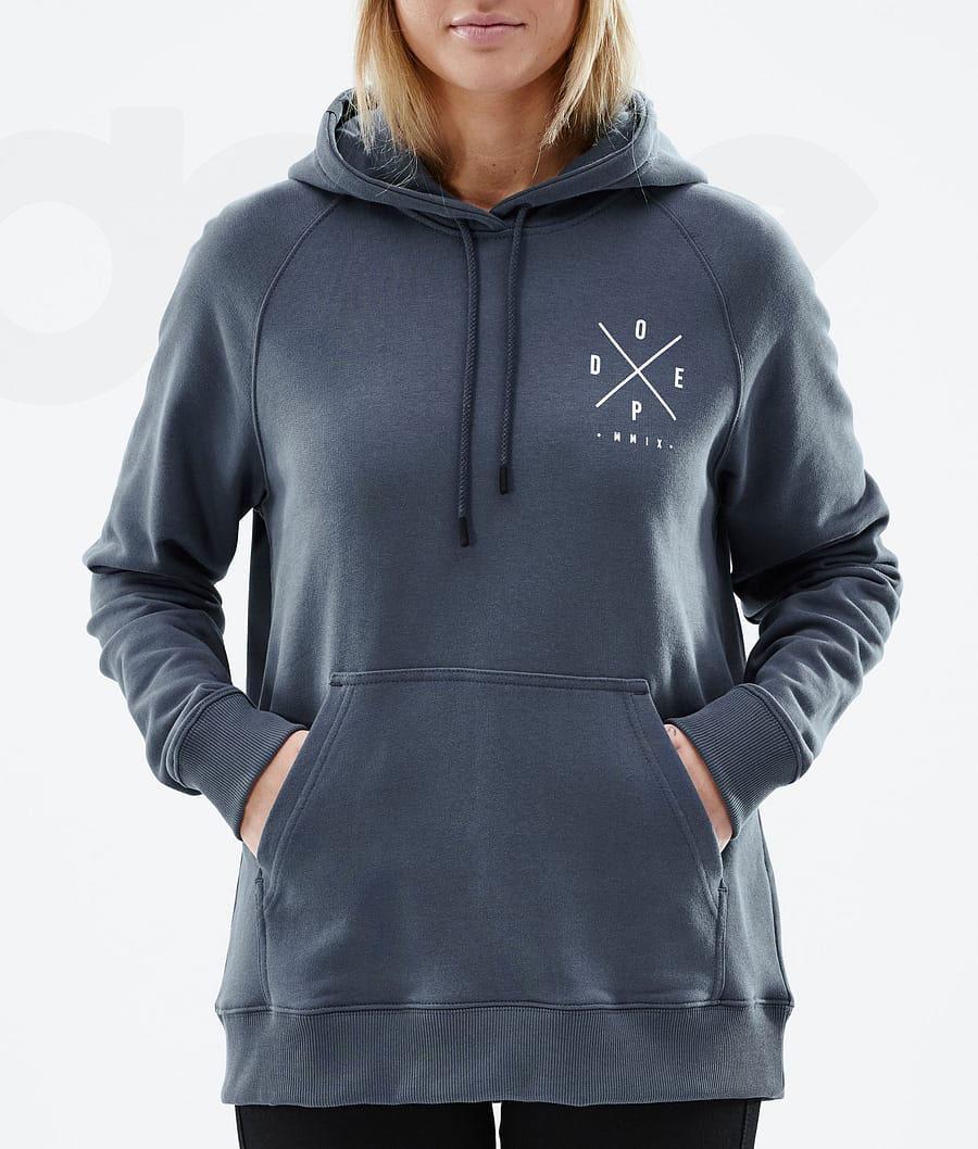 Blue Women's Dope Common W Hoodies | NZ_D2245