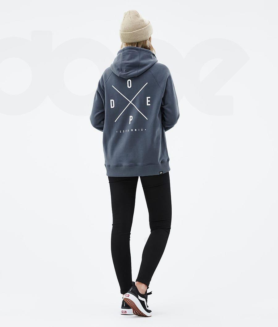 Blue Women's Dope Common W Hoodies | NZ_D2245