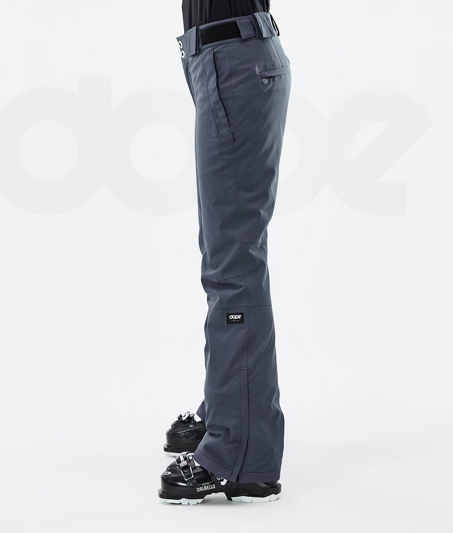Blue Women's Dope Con W Ski Pants | NZ_D2125