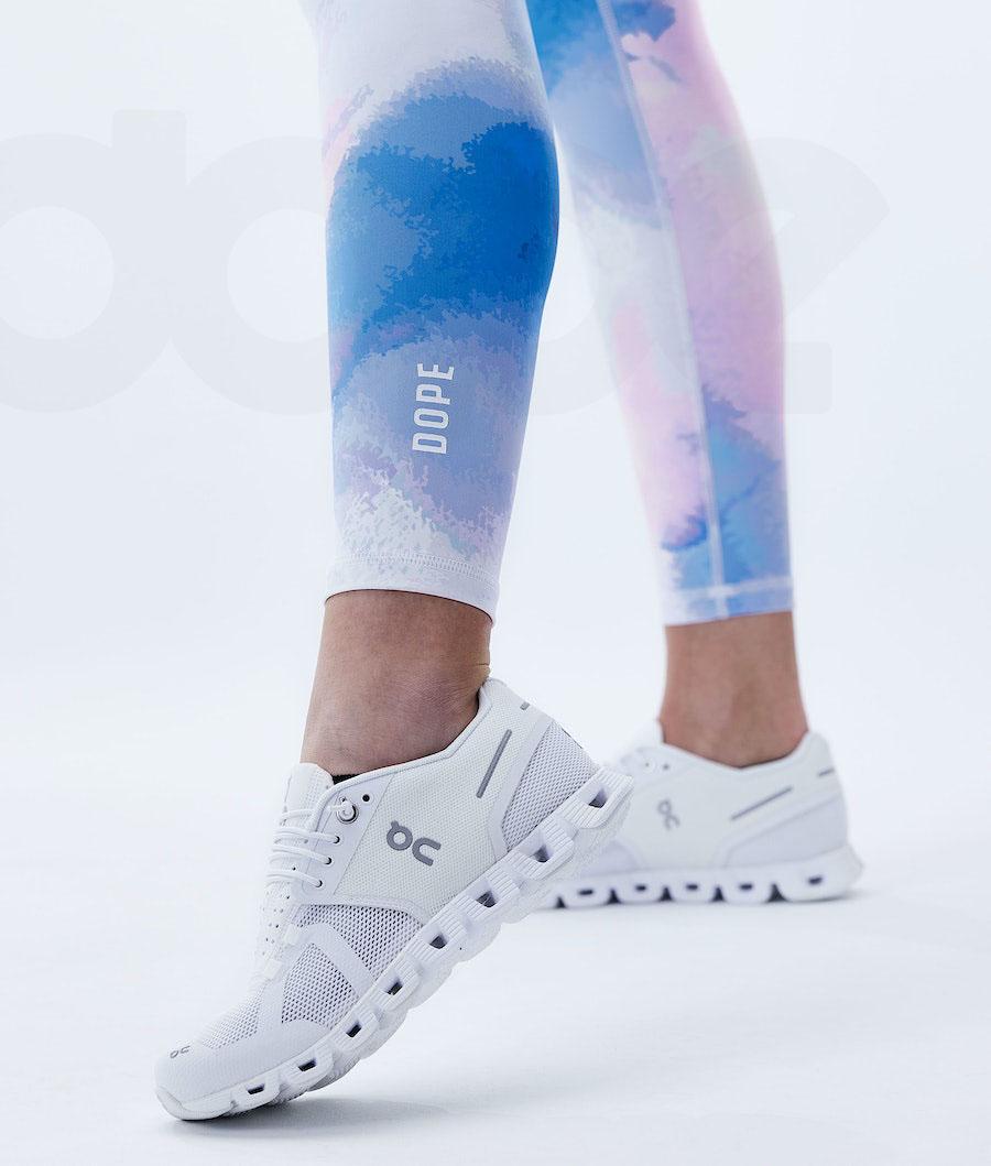Blue Women's Dope Lofty Leggings | NZ_D1736