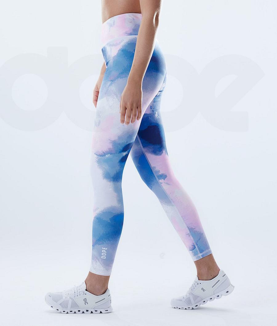 Blue Women\'s Dope Lofty Leggings | NZ_D1736