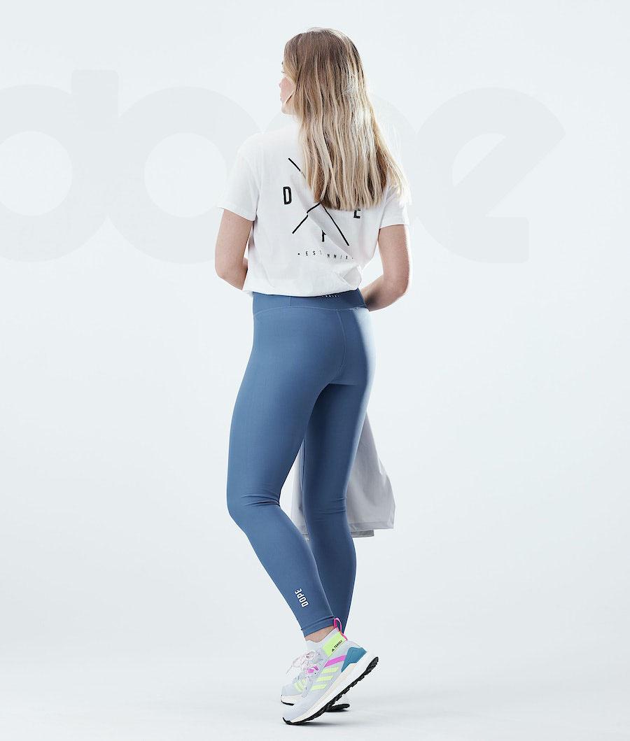Blue Women's Dope Lofty Leggings | NZ_D2026