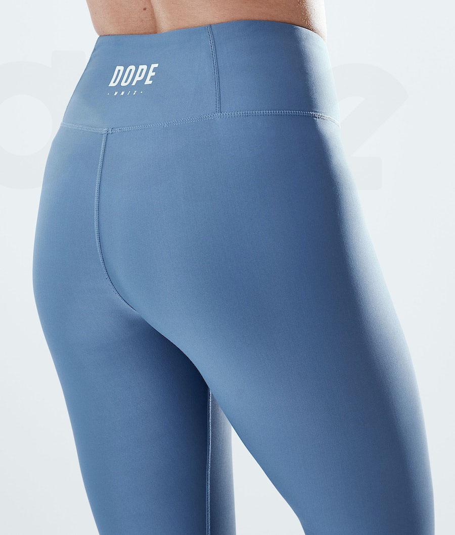 Blue Women's Dope Lofty Leggings | NZ_D2026
